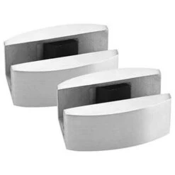 Porte Coulissante En Verre Guide De Sol Rouleau De Système De Porte Coulissante, Ccessoires Pour Portes Coulissantes En Verre Sans Cadre 304 Acier Inoxydable