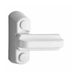 Loqueteau De Fenêtre Blanc，T-lock Alliage De Zinc Verrouillage De Fenêtre à Battant Velcro De Fenêtre En Acier Plastique Verrouillage De Fenêtre,2pcs