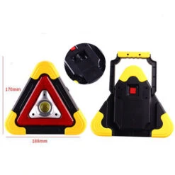 Lampe Triangulaire D'avertissement De Voiture,lumière De Travail Pour Avertissement De Panne De Voiture