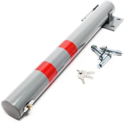 Poteau De Stationnement Carré Rabattable Barrière Parking Borne De Sécurité Couleur Signalisation -Promos Matériel Boutique 11280708 3