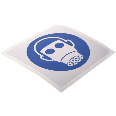 Panneau Obligation, Avec Pictogramme : Protection Des Voies Respiratoires Obligatoire, Auto-adhésif, En Vinyle ( Prix Pour 1 ) 2 Panneau Obligation, Avec Pictogramme : Protection Des Voies Respiratoires Obligatoire, Auto-adhésif, En Vinyle ( Prix Pour 1 ) – Image 2