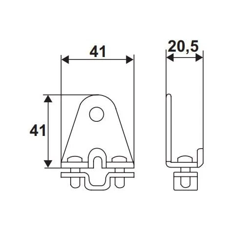 Butée De Tourniquet Marseillais + Tampon 41x41x20.5 Mm TORBEL - 9408606 3 Butée De Tourniquet Marseillais + Tampon 41x41x20.5 Mm TORBEL - 9408606 – Image 3
