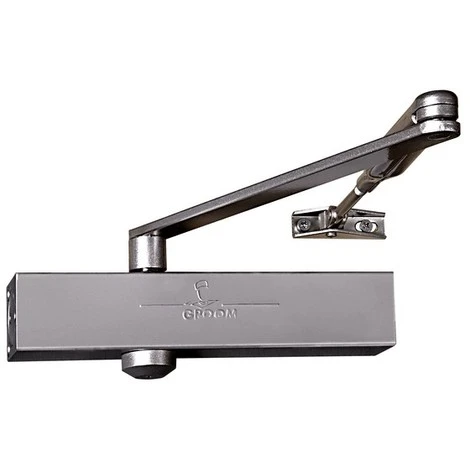 Ferme-porte GR150 Bras Standard Noir Force 2/4 - GROOM - 150115 1 Ferme-porte GR150 Bras Standard Noir Force 2/4 - GROOM - 150115