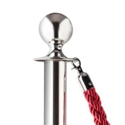 Silver Gate Poteaux De Guidage 2 Poteaux 1 Argenté/rouge -Promos Matériel Boutique 12990484 4