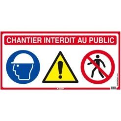 Panneau De Chantier 4 En 1 800x400mm - Taliaplast - 620011