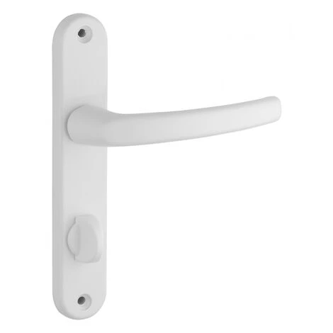 THIRARD - Ensemble De Poignées Pour Salle De Bain/toilette Sultane à Condamnation, Carré 7mm, Entr'axes 165mm, Blanc 1 THIRARD - Ensemble De Poignées Pour Salle De Bain/toilette Sultane à Condamnation, Carré 7mm, Entr'axes 165mm, Blanc