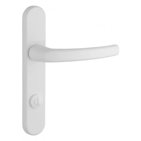 THIRARD - Ensemble De Poignées Pour Salle De Bain/toilette Sultane à Condamnation, Carré 7mm, Entr'axes 165mm, Blanc 2 THIRARD - Ensemble De Poignées Pour Salle De Bain/toilette Sultane à Condamnation, Carré 7mm, Entr'axes 165mm, Blanc – Image 2