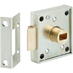 Batteuse Gdf à 1/2 Tour Universelle - Décor : Zingué - Hauteur : 51 Mm - Largeur : 45 Mm - Matériau : Acier - ITAR