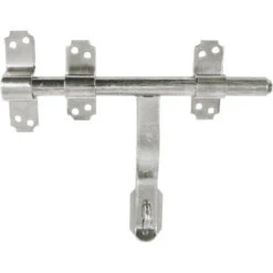 Verrou Vervelle à Pattes Et Porte-cadenas - Décor : Zingué - Matériau : Acier - Modèle : Pêne Ø 16 Mm - ITAR