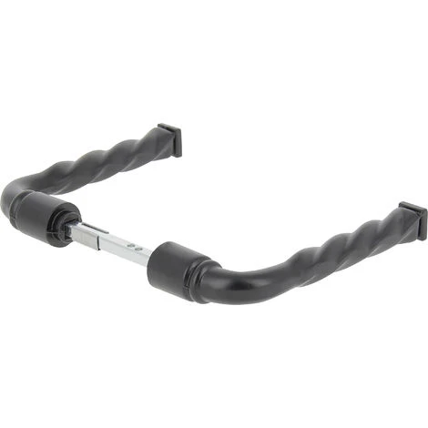 Ensemble Poignées Torsade En Acier Et Aluminium Noir 2 Ensemble Poignées Torsade En Acier Et Aluminium Noir – Image 2