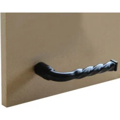 Ensemble Poignées Torsade En Acier Et Aluminium Noir 5 Ensemble Poignées Torsade En Acier Et Aluminium Noir -Promos Matériel Boutique 13803762 3