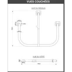 Arceau Parking Jaune Intégral - Arceau Anti-stationnement Avec Serrure Intégrée -Promos Matériel Boutique 13897795 3