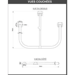 Arceau Parking Noir Intégral - Arceau Anti-stationnement Avec Serrure Intégrée -Promos Matériel Boutique 13897804 5