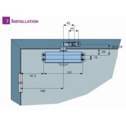 Ferme-porte GR101 GROOM Bras Standard Argent Force 3 - 101311 -Promos Matériel Boutique 15328953 3