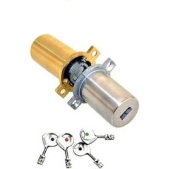 Jeu De Cylindre K .FICHET 787 Original Cyl 2D 787 Doré .