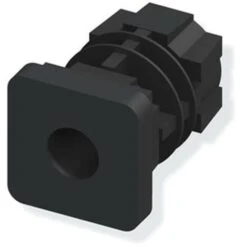 2 Bouchons Filtés Noir 23.5mm Pour Tube Alu Et Pvc