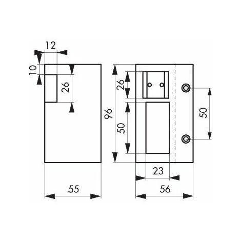 Thirard - Gâche à Commande électrique Pour Serrure Horizontale Réversible 2 Thirard - Gâche à Commande électrique Pour Serrure Horizontale Réversible – Image 2