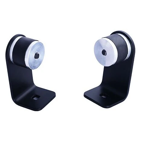 Paire De Supports Droits P/Tube De 40 Mm Inox 316 " Noir Matt " 1 Paire De Supports Droits P/Tube De 40 Mm Inox 316 " Noir Matt "