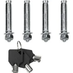 Poteau Parking Barrière Verrouillable Rabattable Borne Stationnement Avec 3 Clés -Promos Matériel Boutique 16031898 4