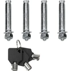 4x Barrière De Parking Rabattable Poteau De Stationnement Borne De Poste 67 Cm -Promos Matériel Boutique 16032008 5