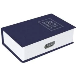 LIVRE COFFRE-FORT AVEC COMBINAISON À 3 CHIFFRES 180 X 115 X 55 MM SILVERLINE 534361