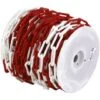 Chaîne Ø 8mm X 50m Rouge/Blanc En Bobine - SIGNAL - 1185036