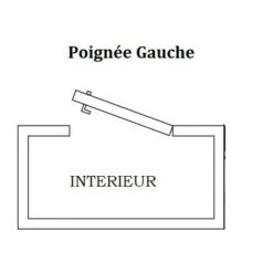 Serrure De Porte ZADI Noire Ouverture à Droite -Promos Matériel Boutique 17075808 4