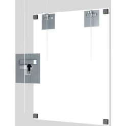 Boite 10 Attaches Adhésives Dibond 70 X 70 Mm : Max 2 Kg -Promos Matériel Boutique 17348556 5