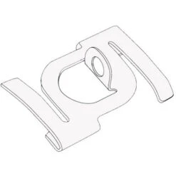 Lot De 10 Crochets, Attache-platines En Métal Pour Faux Plafond - Crochet De Fixation De Signalétique Pour Faux Plafond