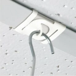 Lot De 10 Crochets, Attache-platines En Métal Pour Faux Plafond - Crochet De Fixation De Signalétique Pour Faux Plafond -Promos Matériel Boutique 17352501 3