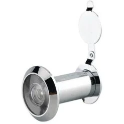 SERRUPRO - Judas De Porte Optique En Laiton Chromé - Vision à 200°
