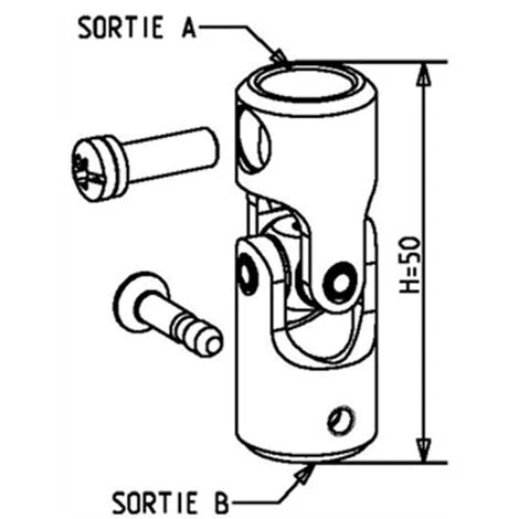 Genouillere Entree Al12 Sortie Al12 Blanc Zurfluh-feller 2 Genouillere Entree Al12 Sortie Al12 Blanc Zurfluh-feller – Image 2
