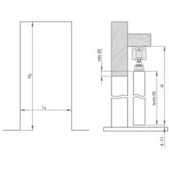 Système Coulissant SLID'UP 170 Pour 1 Porte Jusqu'à 1000 Mm - Rail 1,94 M - 120 Kg -Promos Matériel Boutique 18215442 5