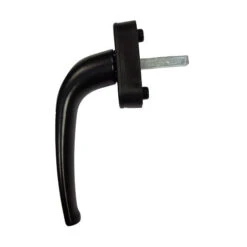 Bouton Oscillo-battant Alu Falcon Accous PRODIF Carré 7x25 Mm Vis 5x35 Mm - Noir 9005 - BCA40126