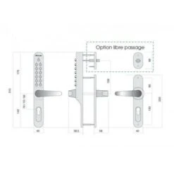 Clavier à Code Mécanique Keylex Profil Standard -Promos Matériel Boutique 18442847 3