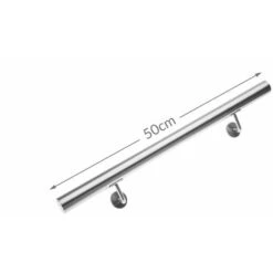 Main Courante En Acier Inoxydable V2A Rampe D'escalier Support Mural - Au Choix 50cm (de) -Promos Matériel Boutique 18475031 3