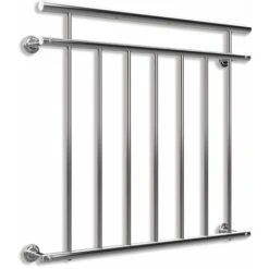 Balustrade De Balcon Français Acier Inoxydable 100-225cm Garde-corps Tiges 100 Cm