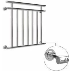 Balustrade De Balcon Français Acier Inoxydable 100-225cm Garde-corps Tiges 100 Cm -Promos Matériel Boutique 18475038 5
