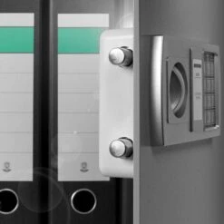 Grand Coffre Fort 35x40x40cm Double Verrouillage Porte 4 Mm Piles Incl. Argent 9 Grand Coffre Fort 35x40x40cm Double Verrouillage Porte 4 Mm Piles Incl. Argent -Promos Matériel Boutique 18476253 5