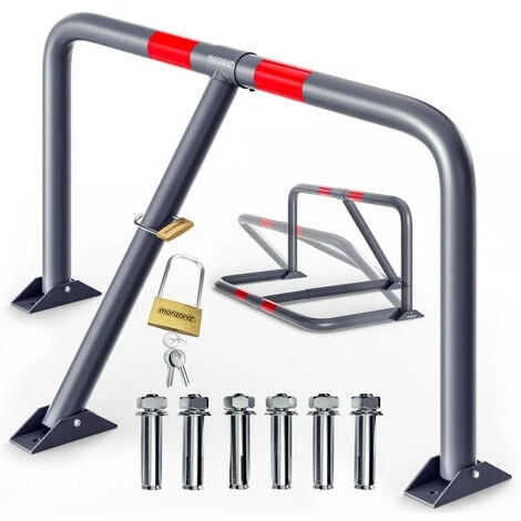 Barrière De Parking Rabattable 80x47x44 Cm Barrière De Stationnement Avec Cadenas Arceau De Parking 1 Barrière De Parking Rabattable 80x47x44 Cm Barrière De Stationnement Avec Cadenas Arceau De Parking