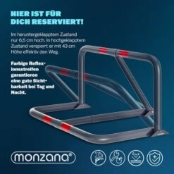 Barrière De Parking Rabattable 80x47x44 Cm Barrière De Stationnement Avec Cadenas Arceau De Parking 7 Barrière De Parking Rabattable 80x47x44 Cm Barrière De Stationnement Avec Cadenas Arceau De Parking -Promos Matériel Boutique 18477688 3