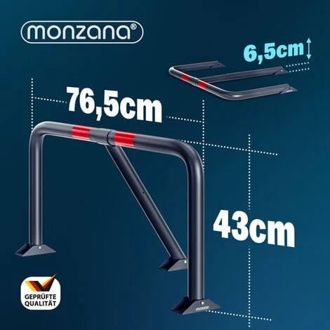 Barrière De Parking Rabattable 80x47x44 Cm Barrière De Stationnement Avec Cadenas Arceau De Parking 4 Barrière De Parking Rabattable 80x47x44 Cm Barrière De Stationnement Avec Cadenas Arceau De Parking – Image 4
