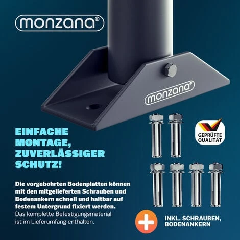 Barrière De Parking Rabattable 80x47x44 Cm Barrière De Stationnement Avec Cadenas Arceau De Parking 5 Barrière De Parking Rabattable 80x47x44 Cm Barrière De Stationnement Avec Cadenas Arceau De Parking – Image 5