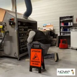 Chevalet Modulable Noir - Maintenance En Cours - 4280622 -Promos Matériel Boutique 18539270 3