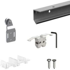 Système Coulissant SLID'UP 120 Pour 1 Porte De Placard - Rail 1,94 M - 45 Kg