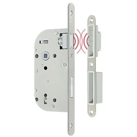 Serrure à Larder à Pêne Magnétique Coffre 145 Mm Entraxe 70 Axe 40 Mm Carré De 7 Mm Réversible Avec Gâche Clé I 3 Serrure à Larder à Pêne Magnétique Coffre 145 Mm Entraxe 70 Axe 40 Mm Carré De 7 Mm Réversible Avec Gâche Clé I – Image 3