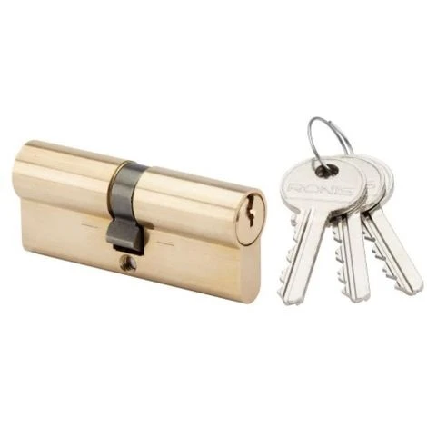 Cylindre Double La Poste - Laiton Poli - 1264 - 36X36 Mm 1 Cylindre Double La Poste - Laiton Poli - 1264 - 36X36 Mm