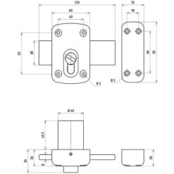 Verrou Devismes Pour Cylindre Européen -Promos Matériel Boutique 18992527 3
