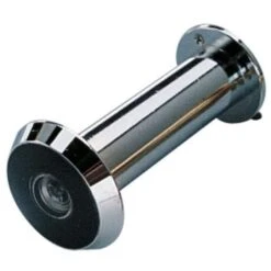 Judas Optique Type Panormaic 200° Pour Porte Standard En Laiton Chromé