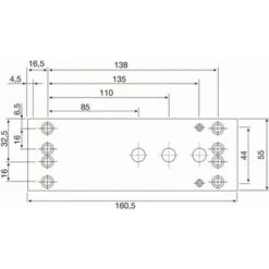 Plaque De Montage Pour Ferme-portes TS 4000/5000 Noir 9005 -Promos Matériel Boutique 19001840 4